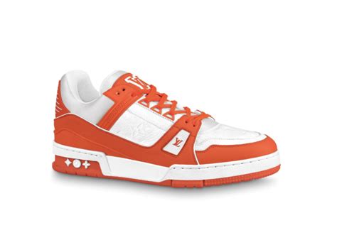 louis vuitton lv trainer orange|louis vuitton lv trainerwhite black.